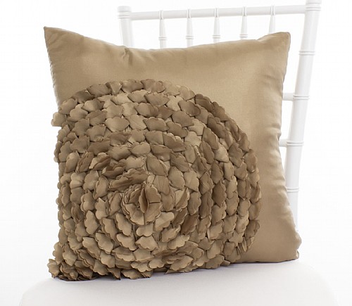 Mocha Spiral Flower Pillowcases (Limited Quantity)