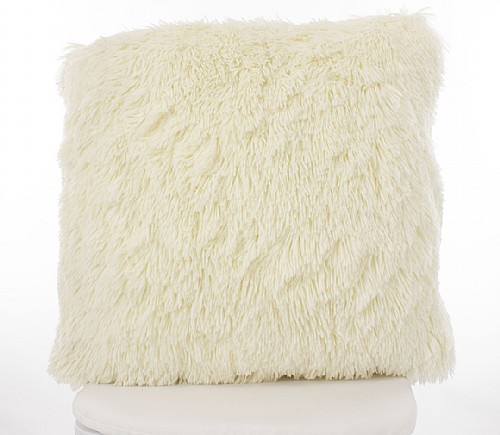 Cream Shag Pillow (Limited Quantity)