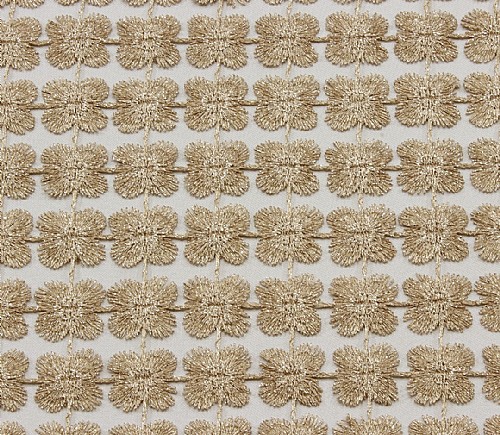 Taupe Floral Web