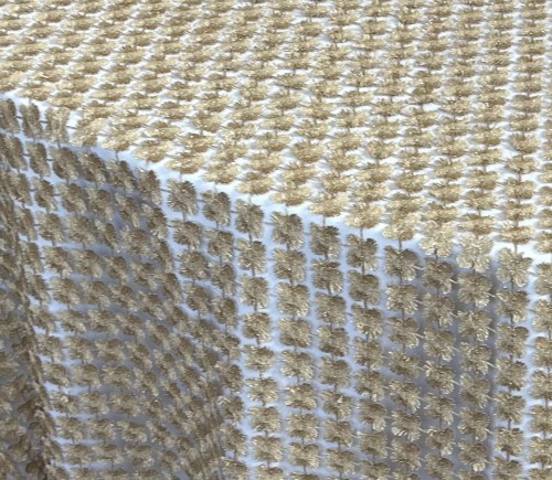 Taupe Floral Web