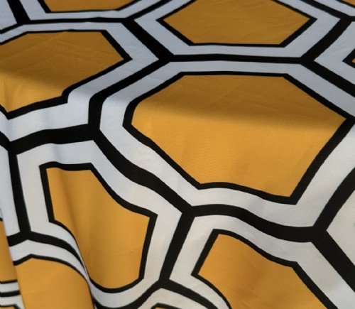 Black & Gold Honeycomb