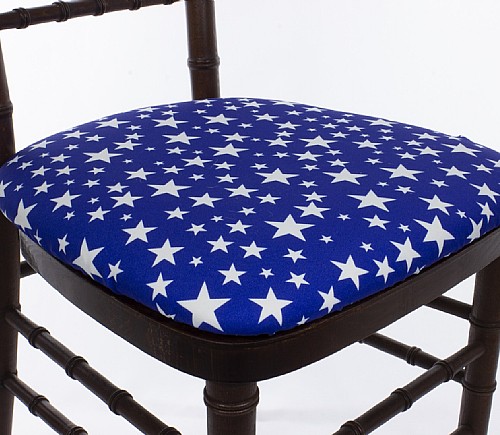 Blue Stars Polyester Mushroom Cap
