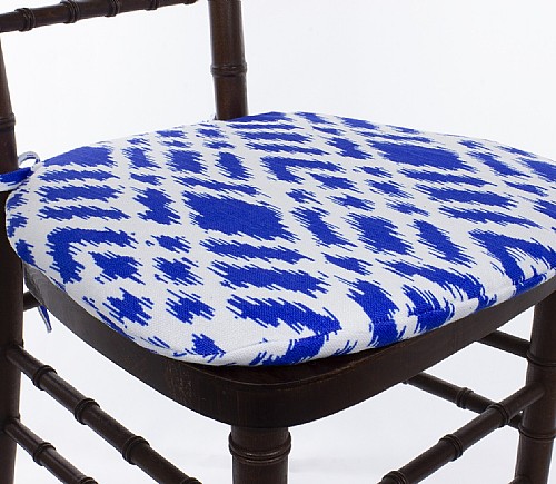 Royal Ikat Panama Seat Cushion Cover