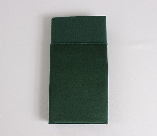 Hunter Lamour Dinner Napkin with Hunter Cotton Backing
