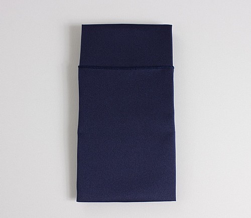 Navy Lamour Dinner Napkin