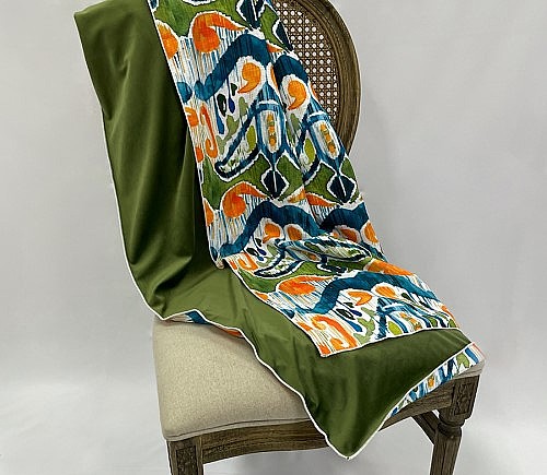 Multi Zing Ikat Panama Throw