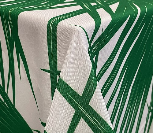 Kelly Palm Leaf Poly