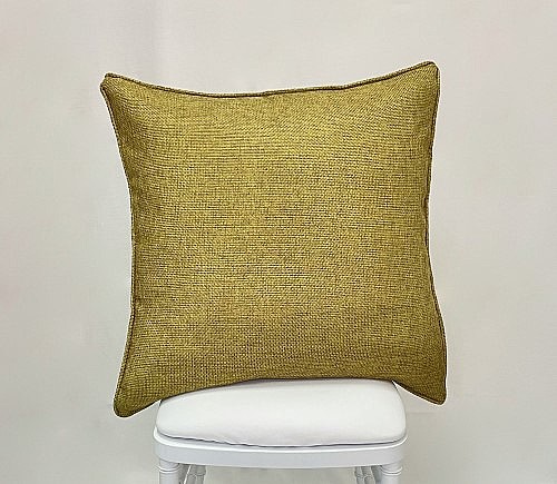 Kiwi Rattan with Piping Pillows