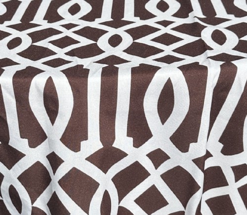 Brown Imperial Trellis