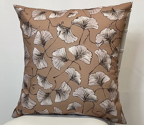 Nude Gingko Pillow