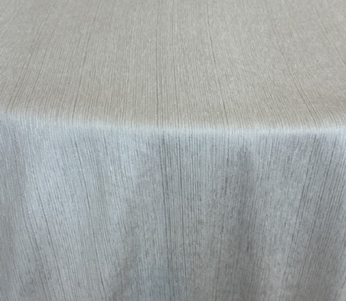 White Metallic Chenille