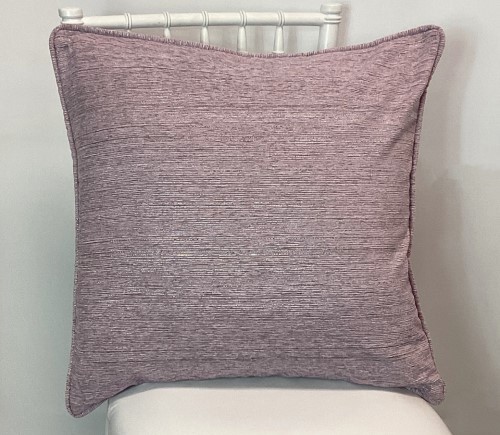 Orchid Metallic Chenille Pillow