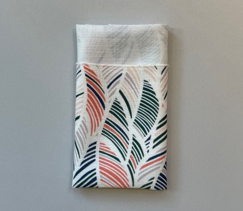 Mod Geo Leaf Panama Dinner Napkin