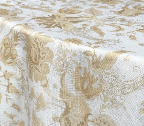 Cream Thistle Linen