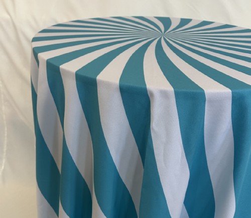 Turquoise Peppermint Swirl