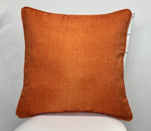 Tangerine Rattan Pillow