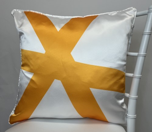 Goldenrod Calder Stripe Lamour Pillow