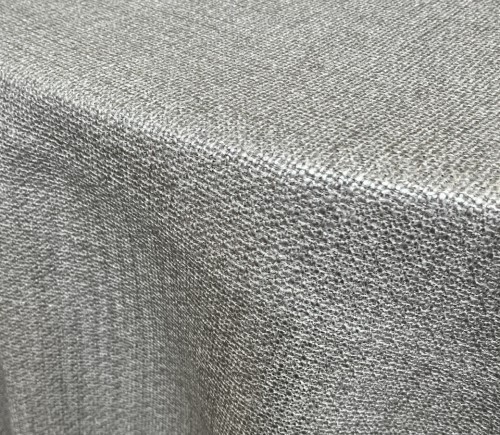 Silver Metallic Burlap