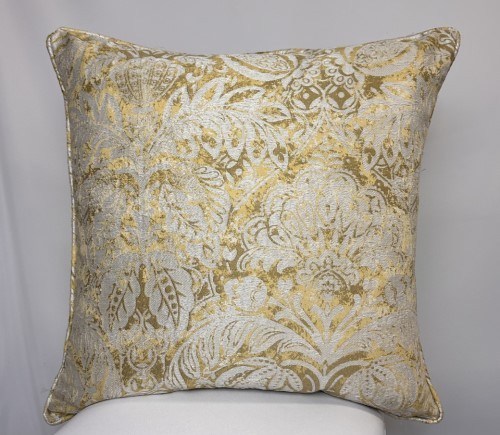 Gold Czar Damask Pillow