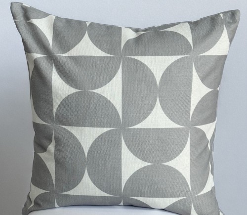 Grey Retro Reflection Pillow