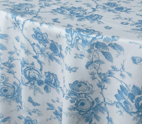 Light Blue Garden Toile
