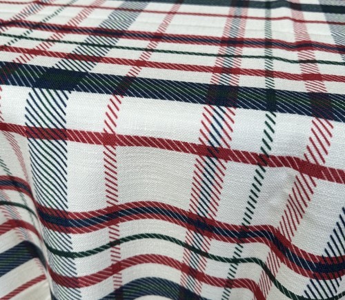 Cream Cabin Plaid Panama