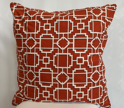 Persimmon Lattice Pillow