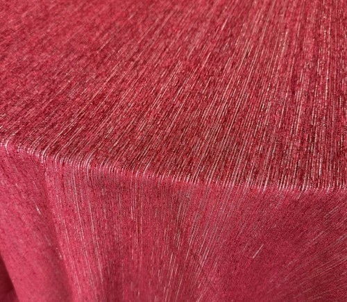 Red Metallic Chenille