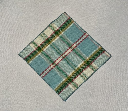 Ocean Kiawah Plaid Cocktail Napkin