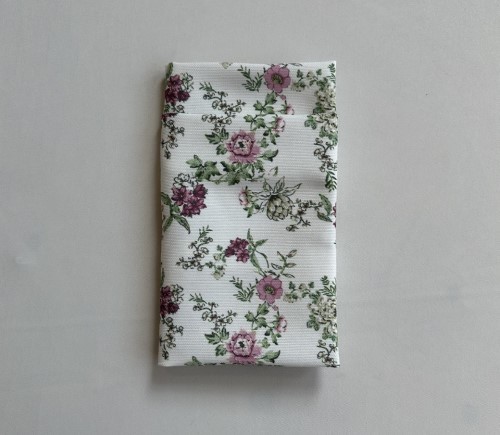 Pink Cottage Floral Dinner Napkin