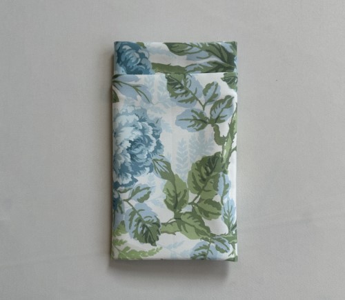 Seaside Cabbage Rose Dinner Napkin