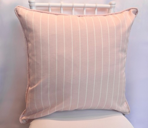 Blush Brooks Stripe PIllow