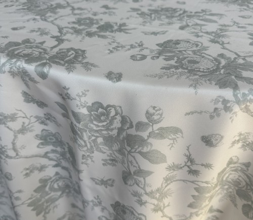Mint Garden Toile