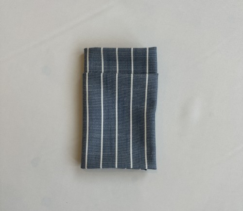 Denim Brooks Stripe Dinner Napkin