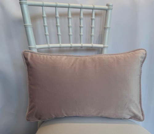 Light Pink Velvet Pillow