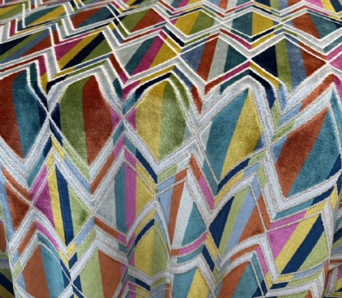 Multi Aztec Velvet