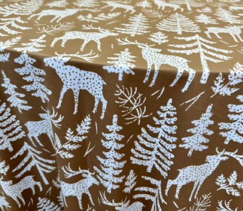 Gold & White Yosemite Velvet