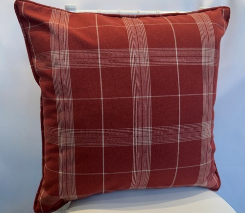 Brick Irish Pub Plaid Pillow