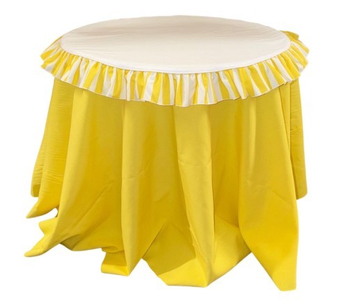 Sunshine Stripe Ruffle Table Box