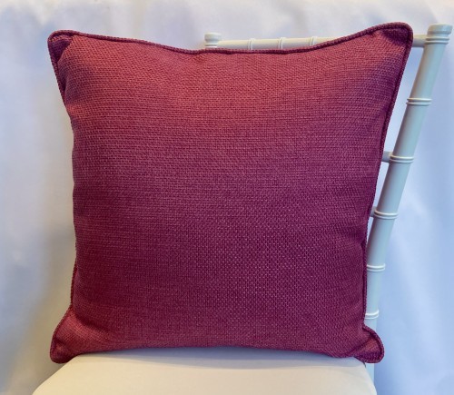 Hot Pink Rattan Pillow