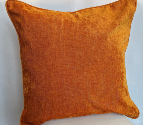 Spice Metallic Chenille Pillow