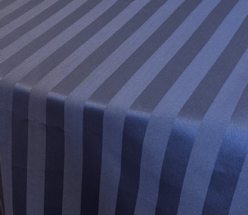 Navy Satin Stripe