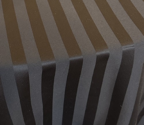 Black Satin Stripe