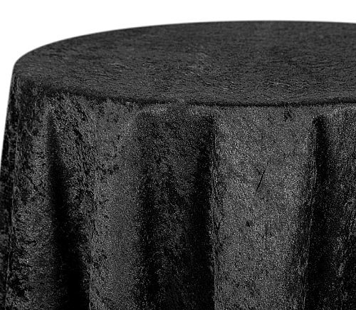 Black Crushed Velvet