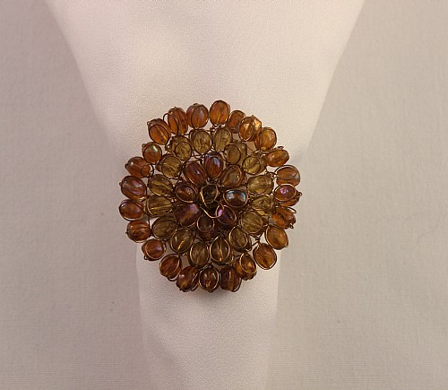 Amber Rosette Napkin Ring (Limited)