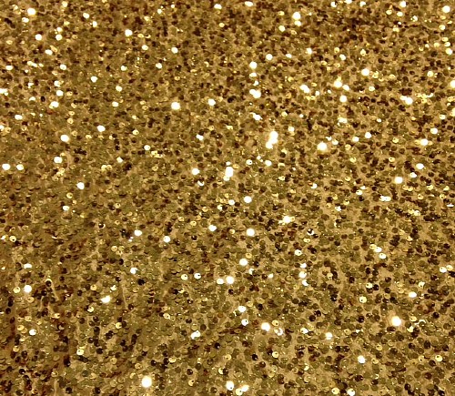 Gold Sequined Taffeta