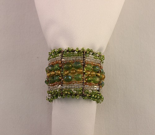 Fig Beaded Wrap Napkin Ring