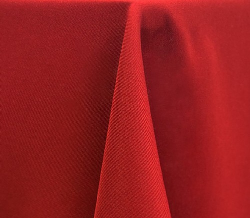 Cherry Red Polyester