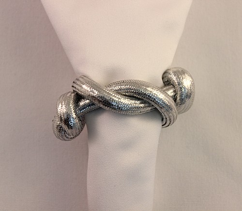 Silver Knot Napkin Ring