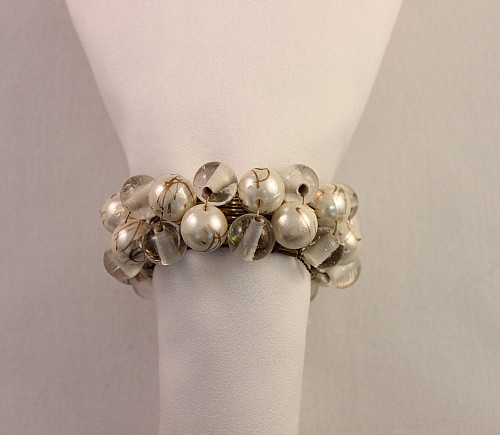 Ivory Marbles Napkin Ring